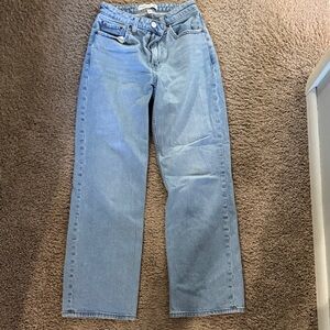 Abercrombie & Fitch Light Blue Straight Leg Jeans